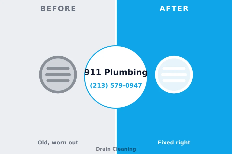 Before and after: plumbing repair New Johnsonville, TN